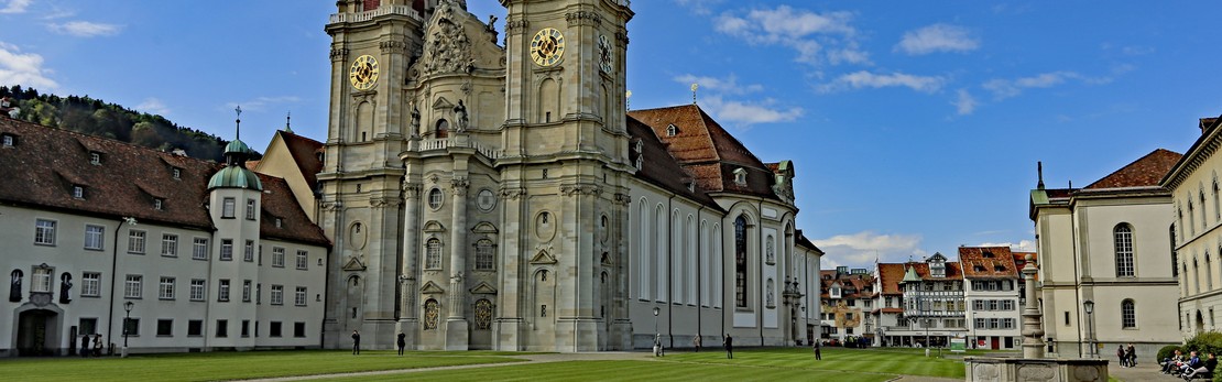 Foto der Stiftkirche in St. Gallen in der Region Ost