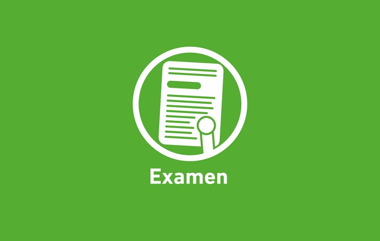 Si vous cliquez ici, vous arriverez à la page examen